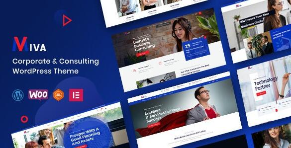 Miva v1.0.4 – WordPress商业咨询主题插图