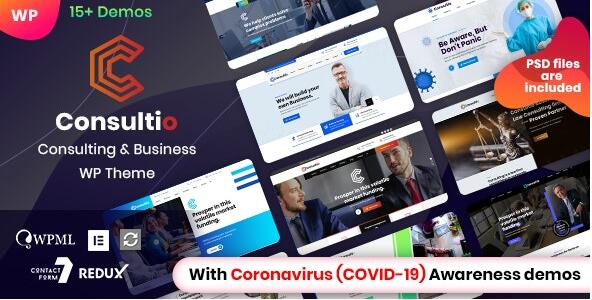 Consultio v2.9.6 破解版 – WordPress企业咨询主题插图