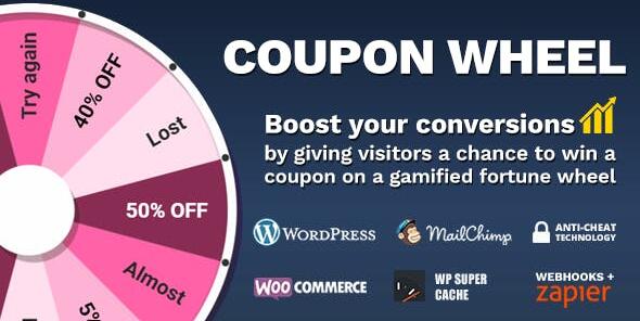 Coupon Wheel For WooCommerce and WordPress v3.5.7插图