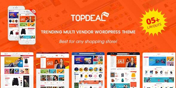 TopDeal v2.3.19破解版 – WordPress多供应商市场主题