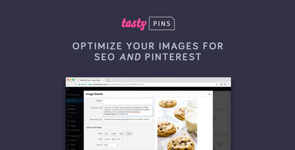 Tasty Pins v2.3(已汉化) – WordPress图像SEO插件