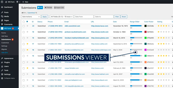 WS Form PRO v1.10.62 – WordPres表单插件