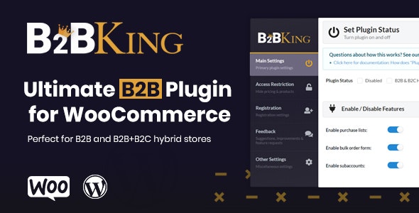B2BKing v5.4.20(已汉化) – WordPres B2B插件
