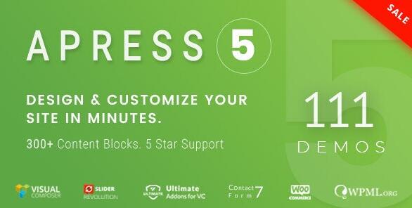 Apress v6.1.4破解版 –响应式多功能主题插图