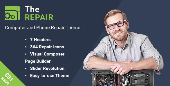 The Repair v2.9.4破解版 – WordPress电子产品主题插图