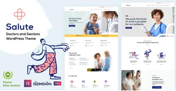 Salute Medical v3.6破解版 – WordPress医院诊所主题插图