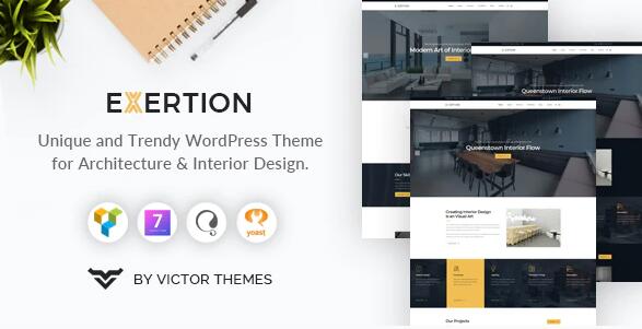 Exertion V1.2破解版 – WordPress建筑行业主题插图