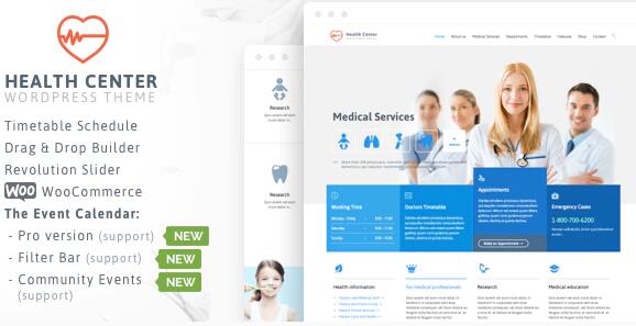 Healthcare v27破解版 – WordPress医院诊所主题插图