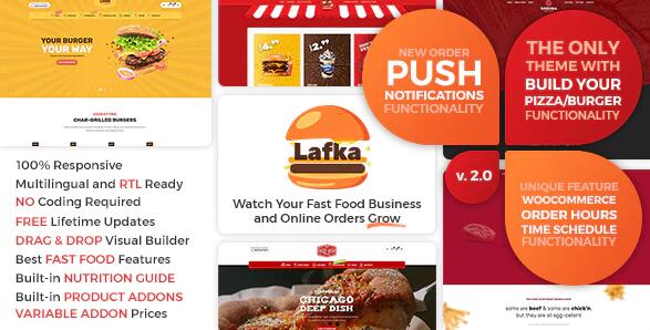 Lafka v4.3.9 – WordPres在线订购食品主题插图