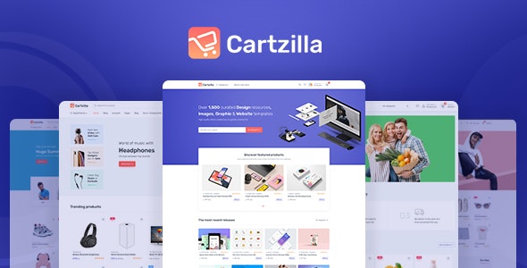 Cartzilla v1.0.23 – WordPres数字商店主题插图