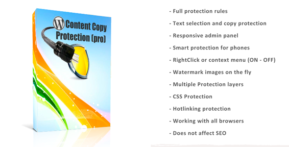 WP Content Copy Protection Pro v9.8破解版 – WordPress内容保护插件插图