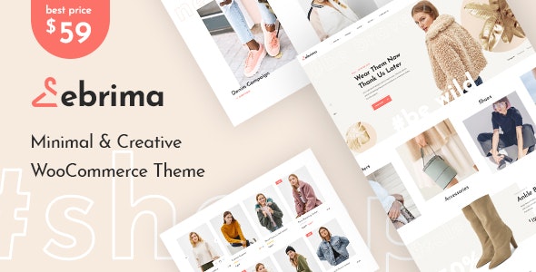 Ebrima v1.2.4 – WordPress最小和创新的主题插图