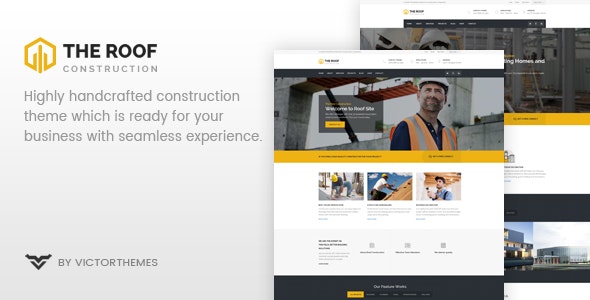 Roof v2.5.4 – WordPress建筑主题插图