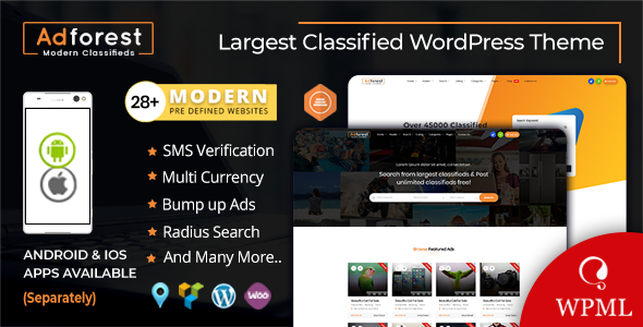 AdForest v5.1.8（已汉化） – WordPress分类广告主题插图