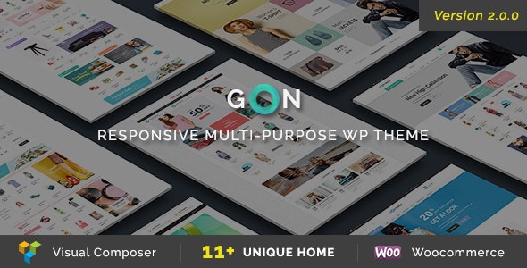 Gon v2.4.3 –WordPress响应式多用途主题插图
