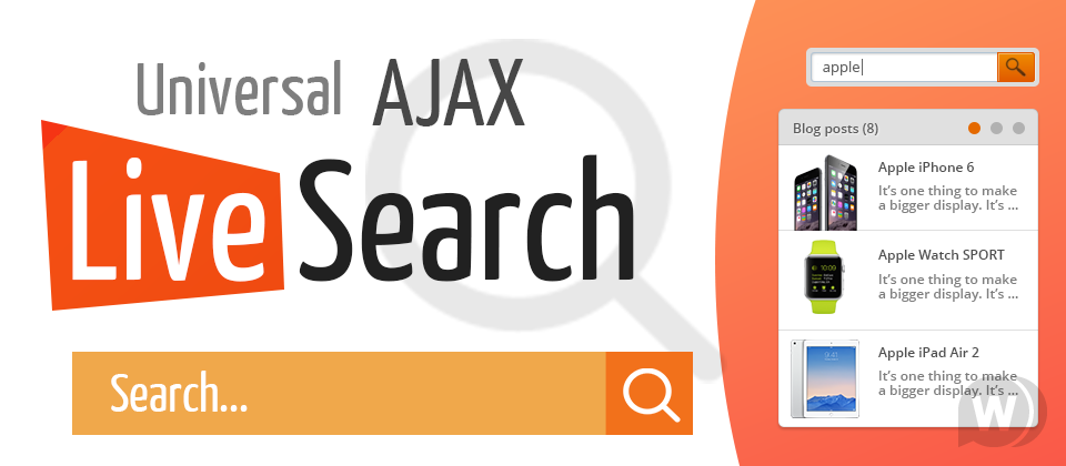 Universal AJAX Live Search v5.4.7破解版 – Joomla实时搜索插件插图