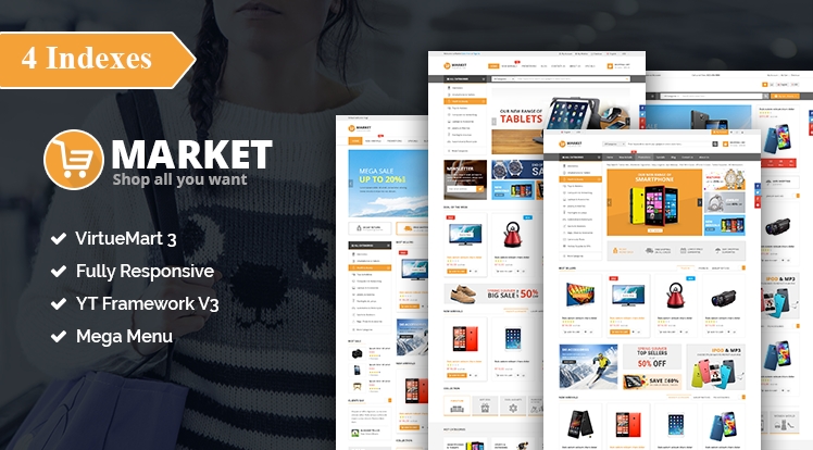 SJ Market v3.9.6破解版 – Joomla在线商店模板插图