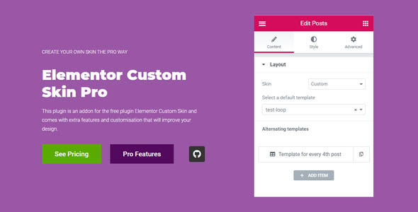 Elementor Custom Skin Pro v3.2.5破解版 – WordPress自定义皮肤插件插图