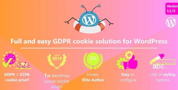 WeePie Cookie Allow v3.4.9 – WordPress cookie 法律插件
