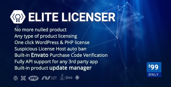 Elite Licenser v2.4.0破解版(已汉化) – WordPress软件许可证管理插件
