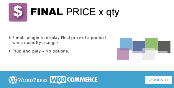 Final Price  For WooCommerce v1.9破解版 – WooCommerce 最终价格插件