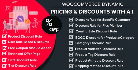 WooCommerce Dynamic Pricing & Discounts with AI v3.1.0 – WooCommerce 动态定价折扣插件