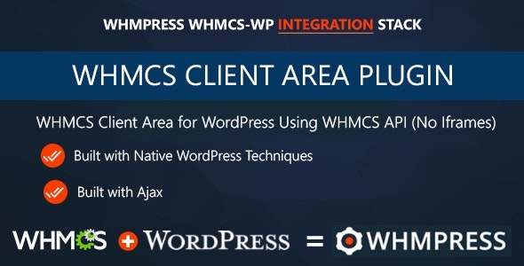 WHMCS Client Area for WordPress v4.3 Revision 7插图