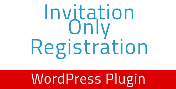 Invitation Only Registration v1.4 – WordPress注册邀请插件插图