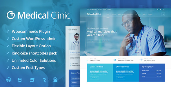 Medical Clinic v1.4.0 –WordPress医院诊所主题插图
