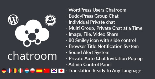 WordPress Chat Room, Group Chat Plugin v1.0.7 – WordPress聊天室插件插图