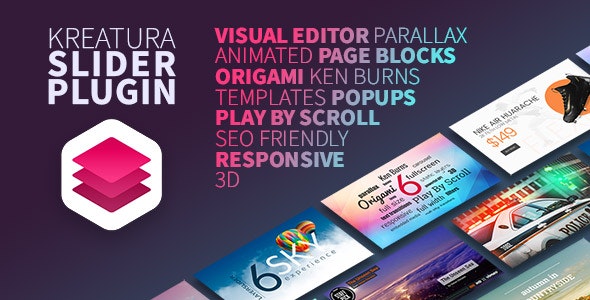 Kreatura Slider v7.14.4 – WordPress多功能幻灯片插件插图