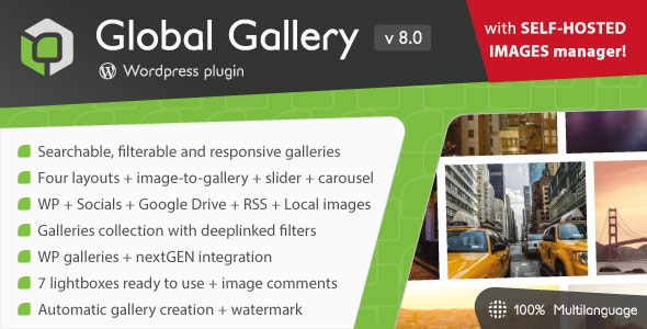 Global Gallery v9.2.0（已汉化） – WordPress响应式画廊插件插图