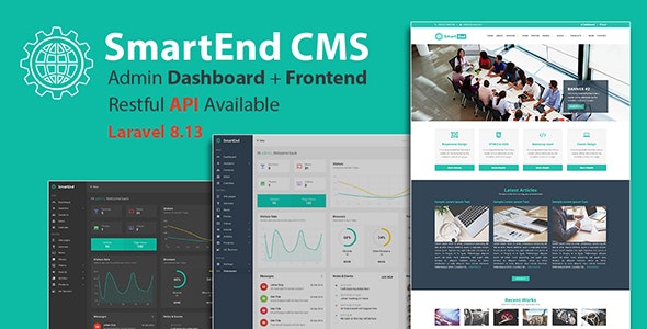 SmartEnd CMS v10.0.3 – Laravel管理仪表盘插图