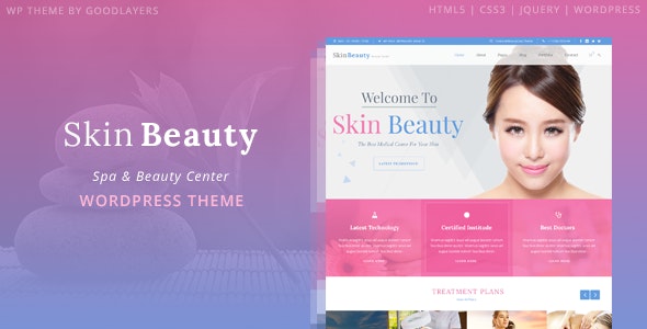 Skin Beauty v1.3.8 – WordPress Spa 主题插图