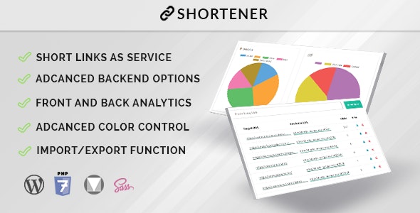 Shortener v2.0.4 – WordPress短网址插件插图