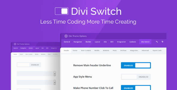 Divi Switch Pro v4.0.19破解版 – 完全自定义您的Divi网站插图