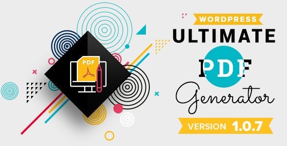 WP Ultimate PDF Generator v1.1.6（已汉化） – WordPress PDF 生成器插件插图
