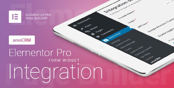 Elementor Pro Form Widget – amoCRM – Integration 2.4.6破解版–WordPress房地产主题插图