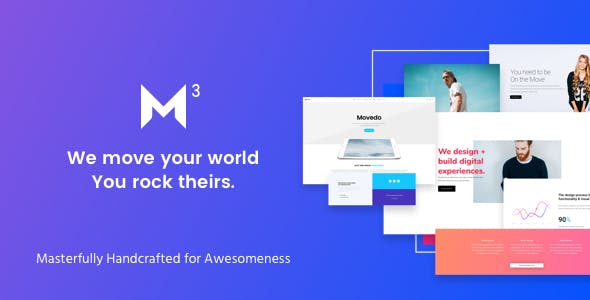Movedo v3.6.5 –响应式多用途WordPress主题插图