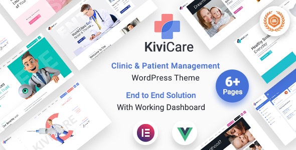KiviCare v2.2.13 – WordPress诊所和患者管理主题