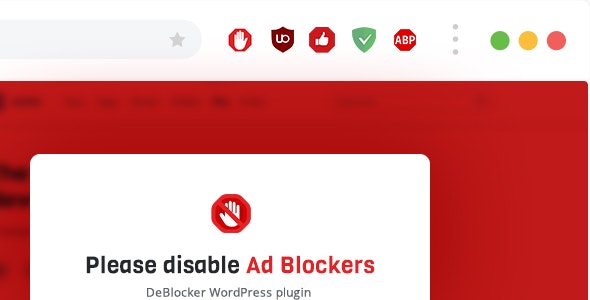 DeBlocker v3.4.10(已汉化) –用于WordPress插件的反AdBlock