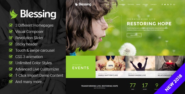 Blessing v1.6.6 – WordPress响应式主题插图