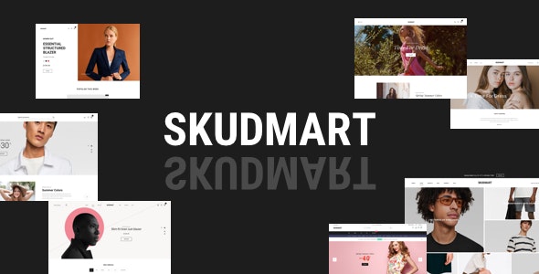 Skudmart v1.2.0 – 干净，最小的WooCommerce主题插图