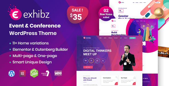Exhibz v3.0.6（已汉化） – WordPress活动会议主题插图