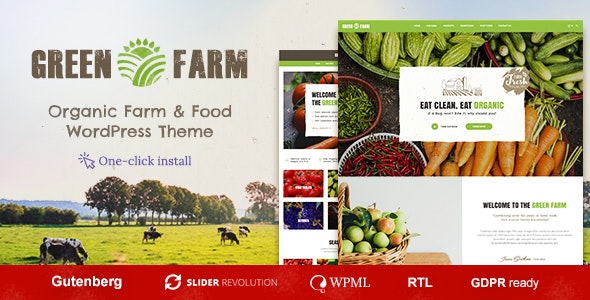 Green Farm v1.2.1 – WordPress农产品电商主题