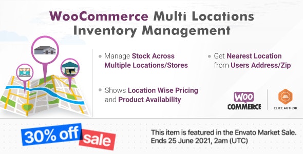 WooCommerce Multi Locations Inventory Management v4.2.9已去除限制(已汉化)