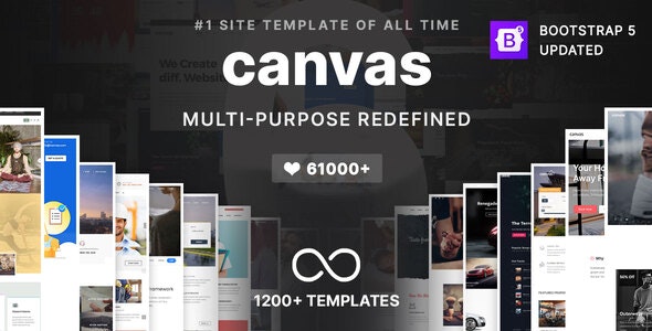 Canvas v7.2.0 – 多用途 HTML5 模板插图