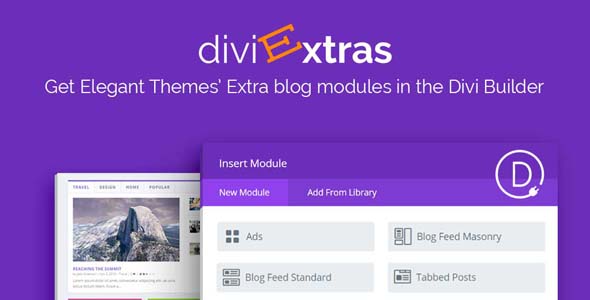 Divi Extras v1.1.14 – 添加到 Divi Builder 的额外主题博客模块插图