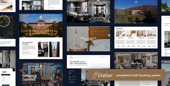 Hoteller v6.8.3 — WordPress 酒店预订主题插图