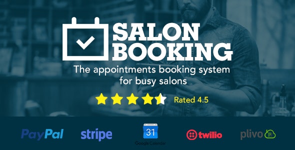 Salon Booking v10.11（已汉化） – WordPress沙龙预订系统插图